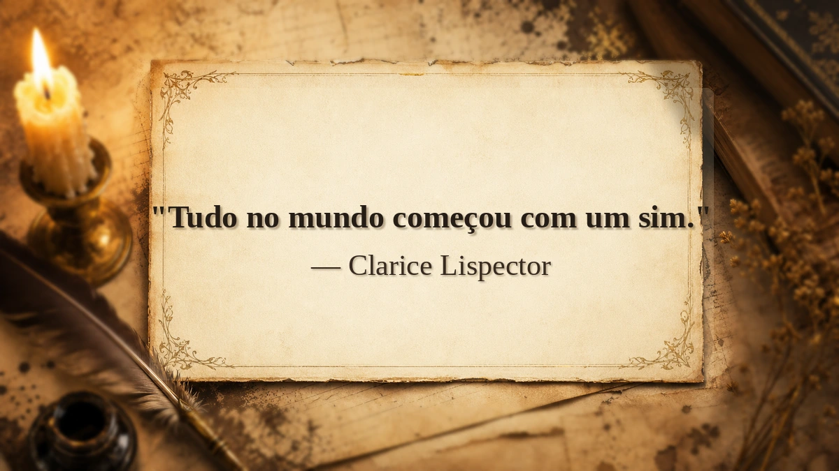Ilustração artística em tons quentes e introspectivos evocando literatura e escrita, com páginas de livro e luz suave ao fundo